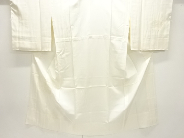 JAPANESE HITOE JUBAN / UNUSED / EMBROIDERY / FLOWER